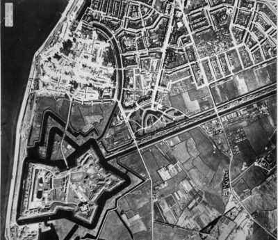 Opname van Den Helder in 1944